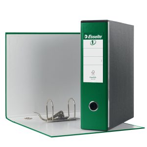 Registratore Eurofile G53 - dorso 8 cm - commerciale 23x30 cm - verde - Esselte - immagine 1