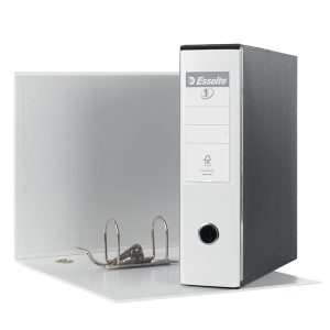 Registratore Eurofile G53 - dorso 8 cm - commerciale 23x30 cm - bianco - Esselte - immagine 1