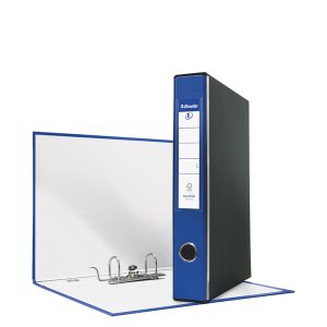 Registratore Eurofile G54 - dorso 5 cm - protocollo 23x33 cm - blu - Esselte - immagine 2