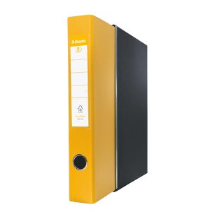Registratore Eurofile G54 - dorso 5 cm - protocollo 23x33 cm - giallo - Esselte - immagine 2