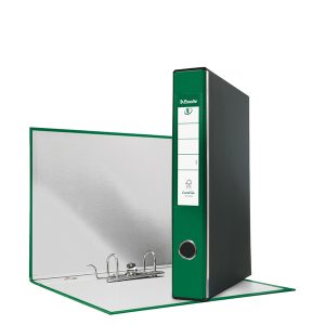 Registratore Eurofile G54 - dorso 5 cm - protocollo 23x33 cm - verde - Esselte - immagine 2