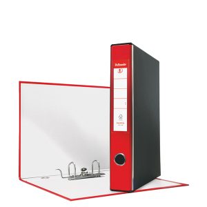 Registratore Eurofile G54 - dorso 5 cm - protocollo 23x33 cm - rosso - Esselte - immagine 2