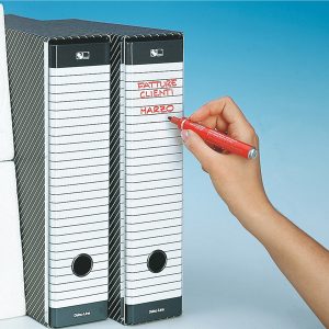 Registratore Delso Line G14 - dorso 5 cm - protocollo 23x33 cm - grigio - Esselte - immagine 3