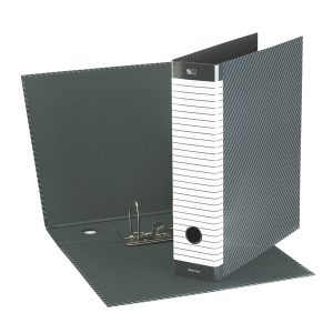 Registratore Delso Line G13 - dorso 8 cm - commerciale 23x30 cm - grigio - Esselte - immagine 3