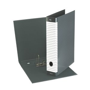 Registratore Delso Line G12 - dorso 5 cm - commerciale 23x30 cm - grigio - Esselte - immagine 1