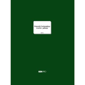 Registro corrispondenza arrivo/partenza - 31 x 24,5cm - 200 fogli - Edipro - immagine 2