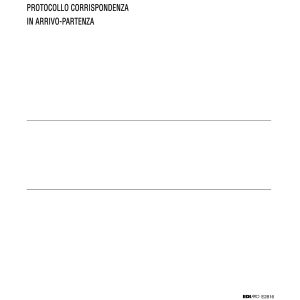 Registro corrispondenza arrivo/partenza - 31 x 24,5cm - 200 fogli - Edipro - immagine 3
