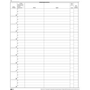 Registro corrispondenza arrivo/partenza - 31 x 24,5cm - 200 fogli - Edipro - immagine 4