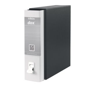 Registratore Dox 1 - dorso 8 cm - commerciale 23x29,7 cm - bianco - Esselte Dox - immagine 2