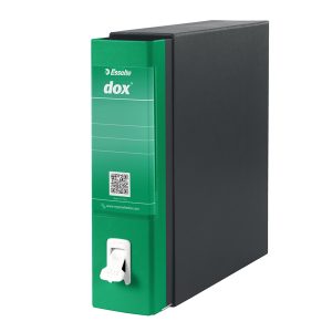 Registratore Dox 1 - dorso 8 cm - commerciale 23x29,7 cm - verde - Esselte Dox - immagine 2