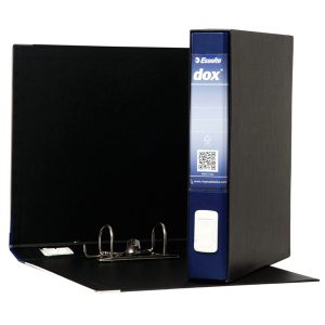 Registratore Dox 4  - dorso 5 cm - commerciale 23x29,7 cm - blu - Esselte Dox - immagine 1