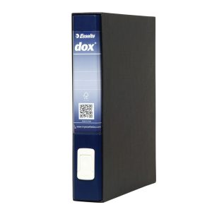 Registratore Dox 4  - dorso 5 cm - commerciale 23x29,7 cm - blu - Esselte Dox - immagine 2