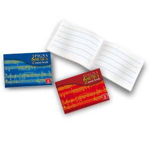 Album Musica - 17x24cm - 16 fogli - 85gr - 5 pentagrammi - Pigna - immagine 1