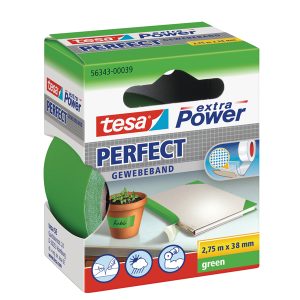 Nastro adesivo telato XP Perfect - 3,8 cm x 2,7 m - verde - Tesa - immagine 1