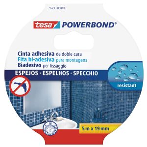 Nastro biadesivo Tesa Powerbond - per specchi  - 1,9 cm x 5 m - bianco - Tesa - immagine 1
