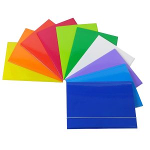 Cartellina con elastico - cartone plastificato - 3 lembi - 25x34 cm - colori assortiti - Cartotecnica del Garda - immagine 1