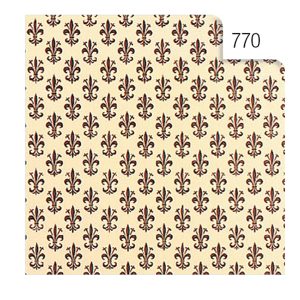 Rotolo Cartarivesto Rex 58 - lavabile - 50 x 500 cm - giglio marrone - Rex Sadoch - immagine 1