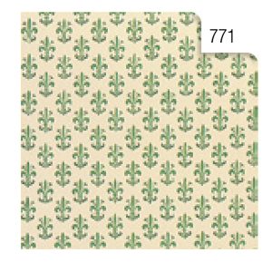 Rotolo Cartarivesto Rex 58 - lavabile - 50 x 500 cm - giglio verde - Rex Sadoch - immagine 1