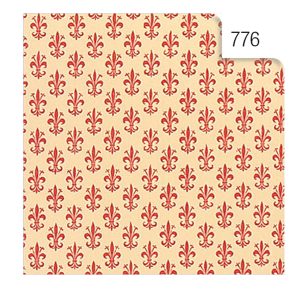 Rotolo Cartarivesto Rex 58 - lavabile - 50 x 500 cm - giglio rosso - Rex Sadoch - immagine 1