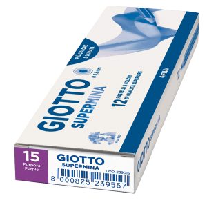 Pastello Supermina - mina 3,8 mm - porpora 15 - Giotto - immagine 2