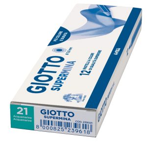 Pastello Supermina - mina 3,8 mm - acqua marina 21 - Giotto - immagine 2