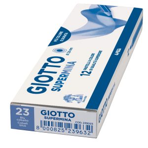 Pastello Supermina - mina 3,8 mm - blu cobalto 23 - Giotto - immagine 2