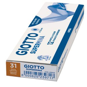 Pastello Supermina - mina 3,8 mm - terra di siena naturale 31 - Giotto - immagine 2
