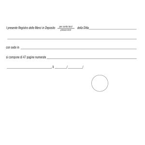 Registro merci in deposito - 31 x 24,5cm - 50 fogli - Edipro - immagine 1