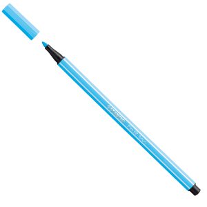 Pennarello Pen 68 - blu neon 031 - Stabilo - immagine 1