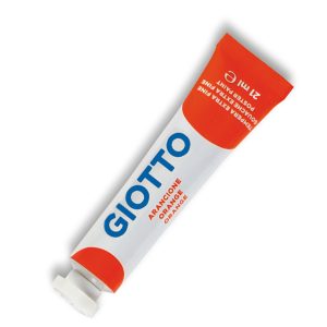 Colore a tempera - 21ml - tubo 7 - arancione 05 - Giotto - immagine 1