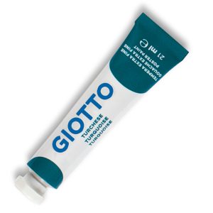 Tempera Tubo 7 - 21ml - turchese - Giotto - immagine 1
