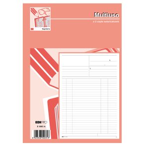Blocco multiuso bianco - 50/50 fogli autoricalcanti - 31 x 21cm - Edipro - immagine 1