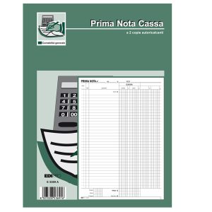Blocco prima nota cassa - 50/50 fogli autoricalcanti - 31 x 21cm - Edipro - immagine 1