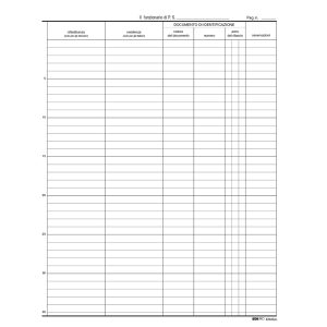 Registro persone alloggiate - 31 x 24,5cm - 46pg - Edipro - immagine 1
