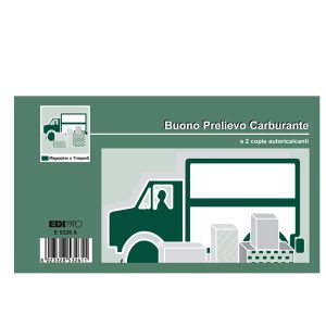 Blocco prelievo carburante - 50/50 fogli autoricalcanti - 9,9 x 17cm - Edipro - immagine 1