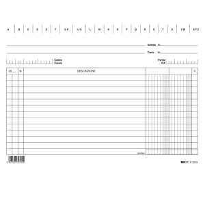 Schede in cartoncino 2 colonne - 15 x 21 cm orizzontale - Edipro - conf. 100 pezzi - immagine 1