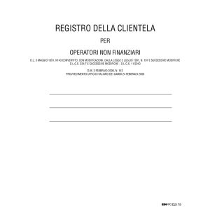 Registro antiriciclaggio operatori non finanziari - 31 x 24 - 96 fogli - Edipro - immagine 2