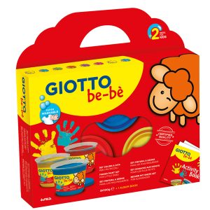 Supercolori a dita - 100 ml  - rosso, blu, giallo - Giotto bebe - conf. 3 pezzi - immagine 1