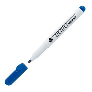 Pennarello a secco Tratto Memo per lavagne cancellabili  - punta conica - tratto 2,5mm - astuccio 6 colori - Tratto - immagine 2
