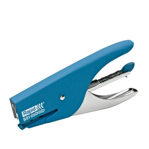 Cucitrice a pinza Rapid Supreme S51 Soft Grip - azzurro - Rapid - immagine 1