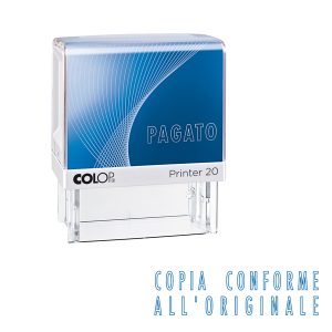 Timbro Printer 20/L G7 - COPIA CONFORME - 1,4 x 3,8 cm - autoinchiostrante - Colop - immagine 1