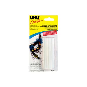 Colla termofusibile - diametro 7mm - 60gr - per bassa temperatura - Uhu - immagine 1