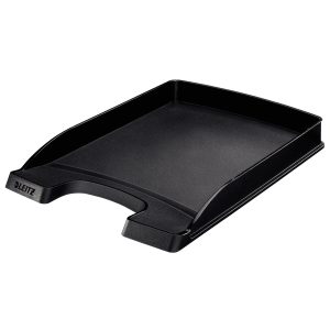 Vaschetta portacorrispondenza Leitz Plus Slim - 25,5 x 36 x 3,7 cm - nero - Leitz - immagine 1