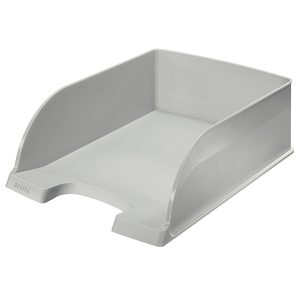 Vaschetta portacorrispondenza Leitz Plus Jumbo - 25,5 x 10,3 x 36 cm - grigio - Leitz - immagine 1