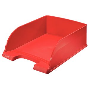 Vaschetta portacorrispondenza Leitz Plus Jumbo - 25,5 x 10,3 x 36 cm - rosso - Leitz - immagine 1