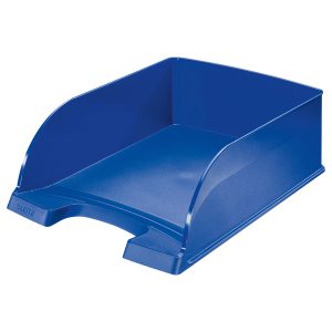 Vaschetta portacorrispondenza Leitz Plus Jumbo - 25,5 x 10,3 x 36 cm - blu - Leitz - immagine 1