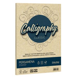 Carta Calligraphy Pergamena - A4 - 90 gr - crema 05 - Favini - conf. 50 fogli - immagine 1