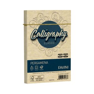 Busta Calligraphy Pergamena - 120 x 180 mm - 90 gr - crema 05 - Favini - conf. 25 pezzi - immagine 1