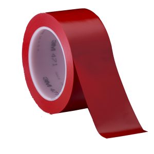 Nastro adesivo vinilico 471 - 5 cm x 33 m - rosso - Scotch - immagine 1