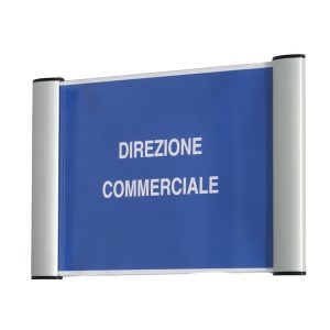 Porta targa appendibile Wall Sign - A4 - 21 x 30 cm - Tecnostyl - immagine 1
